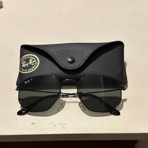 Ray-Ban Dark Gray Sunglasses with Black Case